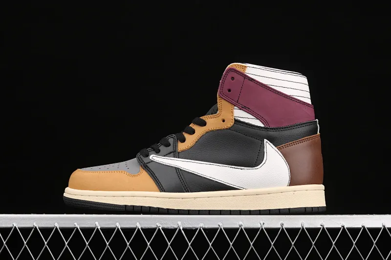 All Categories Air Jordan Jordan Series Basketball Shoes Air Jordan 1 High Z Version Travis Scott x Air Jordan 1 High OG AJ1 Joe 1 Mandarin Duck Overhook CD4487-101